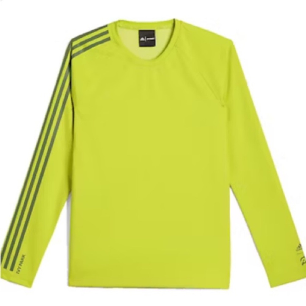 Adidas X Ivy Park Shirt Small Shock Slime Long Sleeve Beyoncé Peloton - Picture 2 of 15